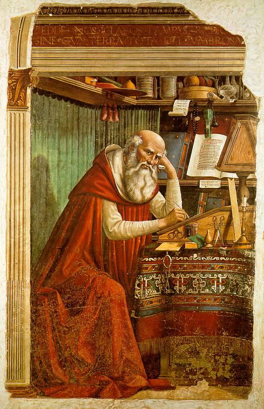 Domenico Ghirlandaio Saint Jerome in his Study  dd china oil painting image